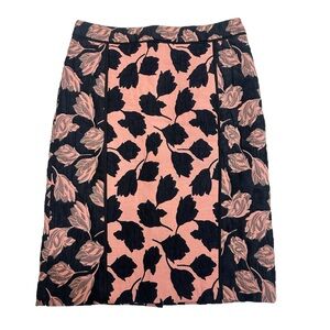 Ann Taylor Floral Jacquard Pencil Skirt Size 6 Office Career Feminine